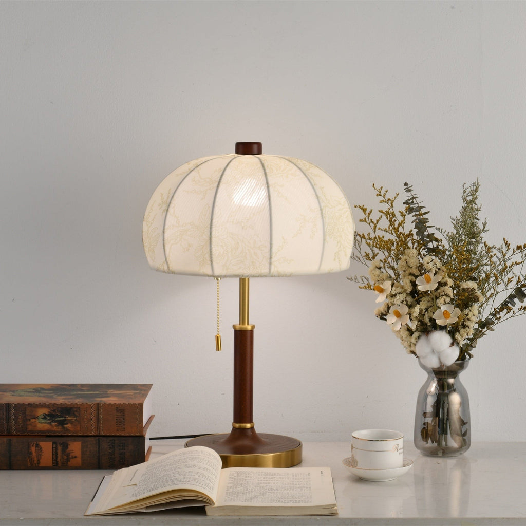 Walora Floral Fabric Table Lamp