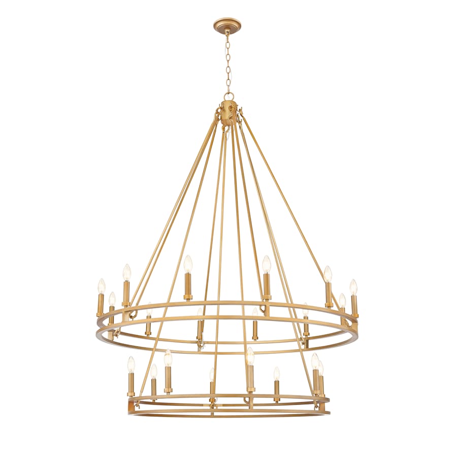 Z-Lite Dennison 20 Light 48" Wide Taper Candle Style Chandelier