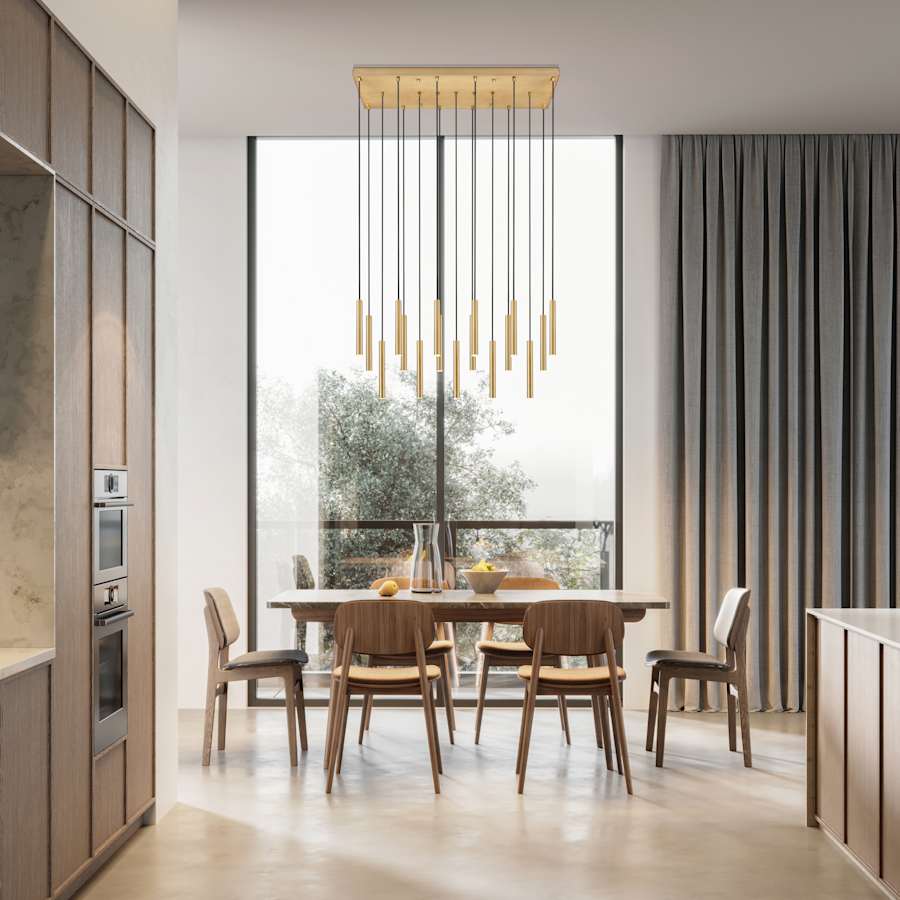 Z-Lite Forest 42" Wide Linear Chandelier
