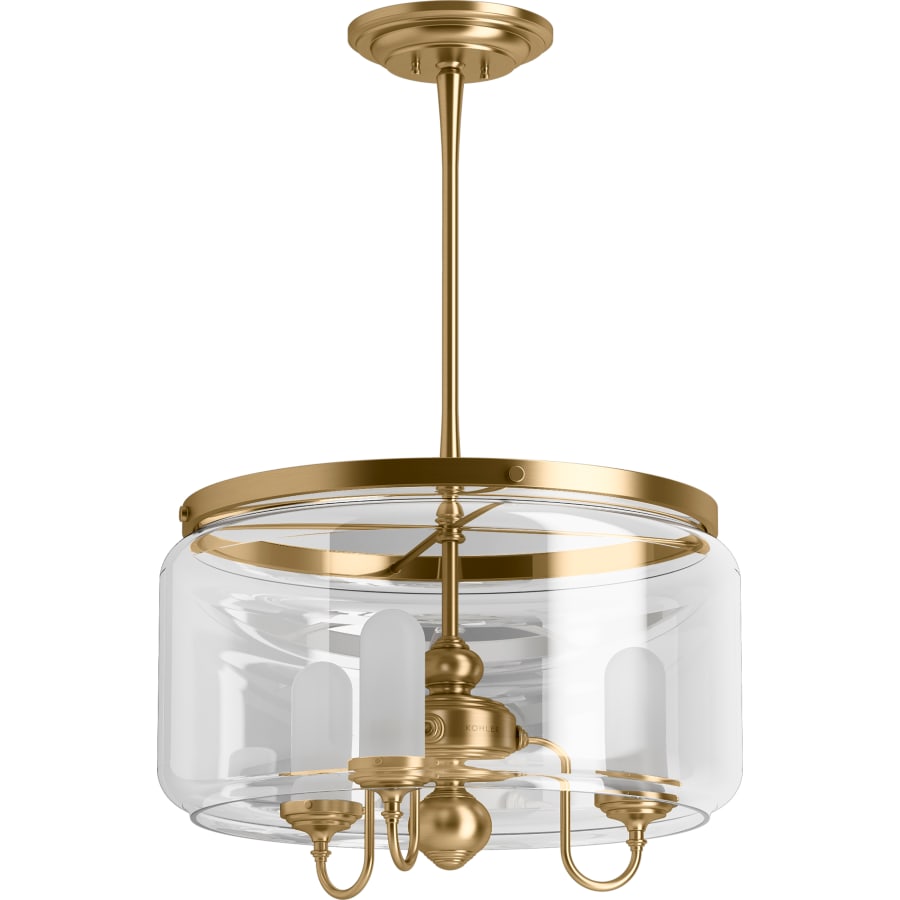 Kohler Lighting Artifacts 22" Wide 3 Light Chandelier