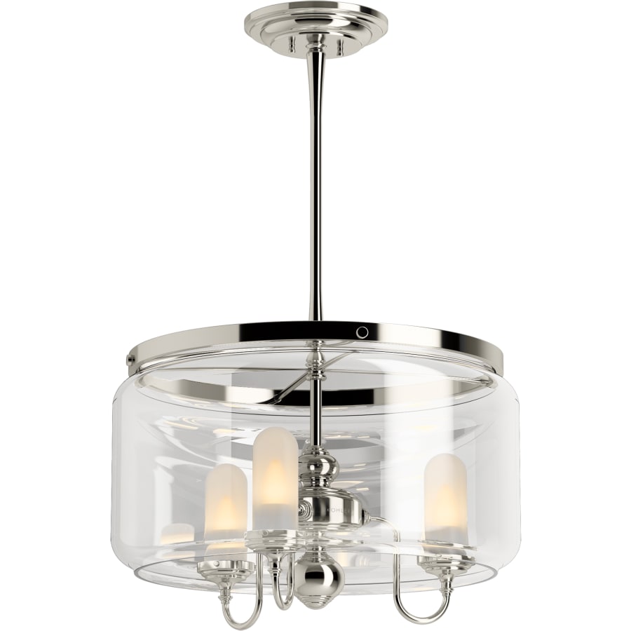 Kohler Lighting Artifacts 22" Wide 3 Light Chandelier